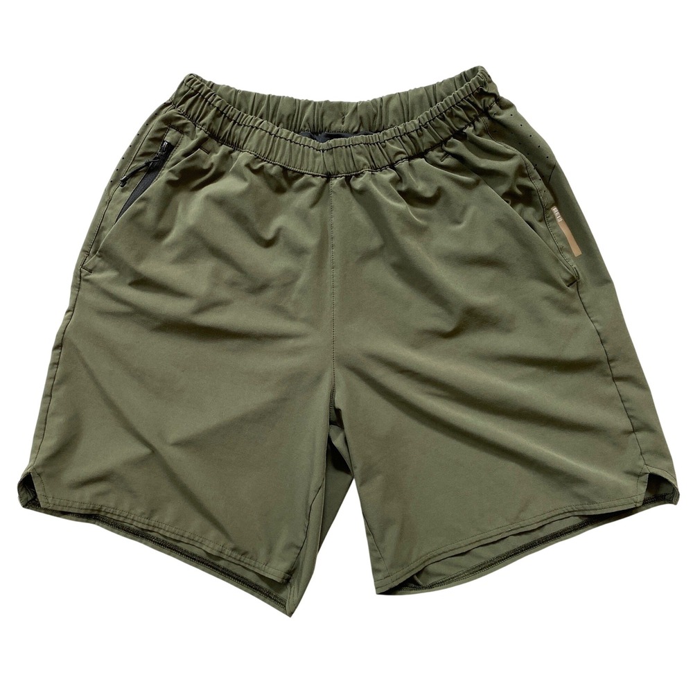 REI Co-op Mens Olive Green 7 Inch Inseam Lined Active Hiking Shorts Small